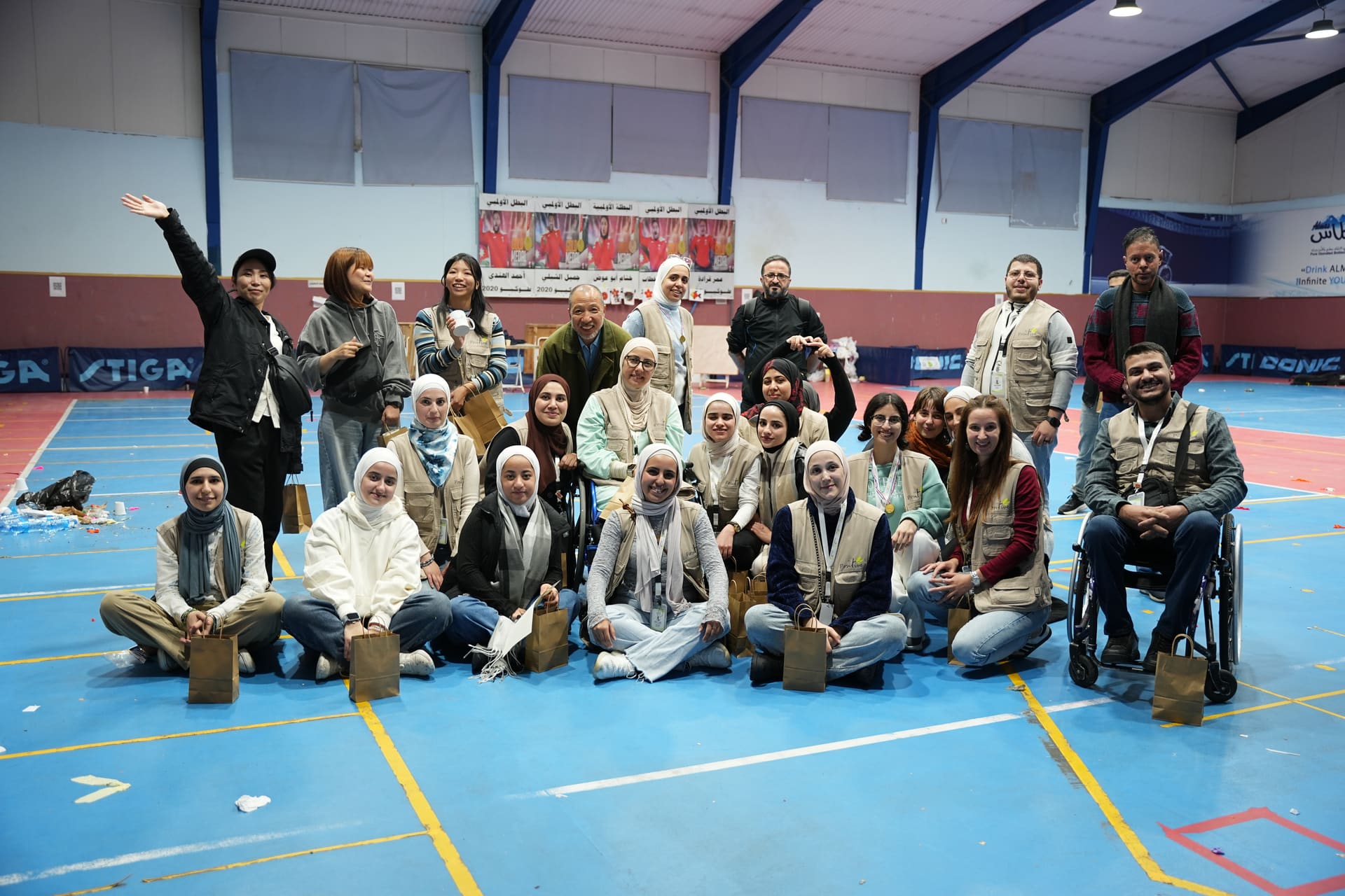 The Be Positive team and partners at a Convenio program event